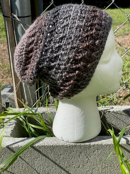 Multi-Colored Silver Fleck Adult Beanie