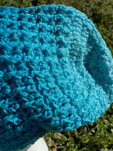 Teal Blue Adult Beanie