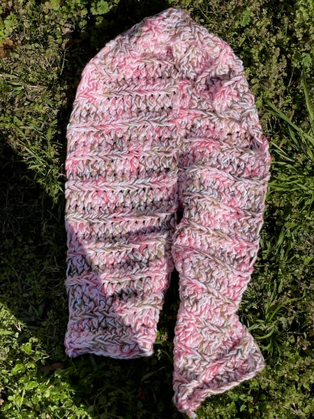 Multi-Colored Pastel Chunky Scarf