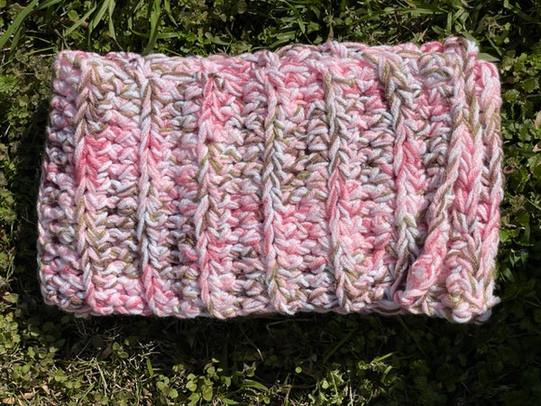 Multi-Colored Pastel Chunky Scarf